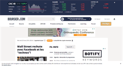 Desktop Screenshot of boursier.com